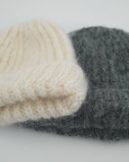Fuzzy hairy beanie