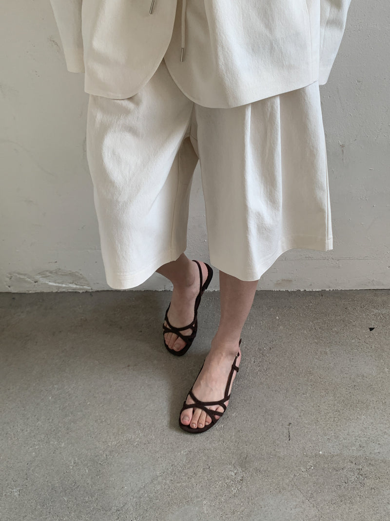 Nuance velvet line sandal