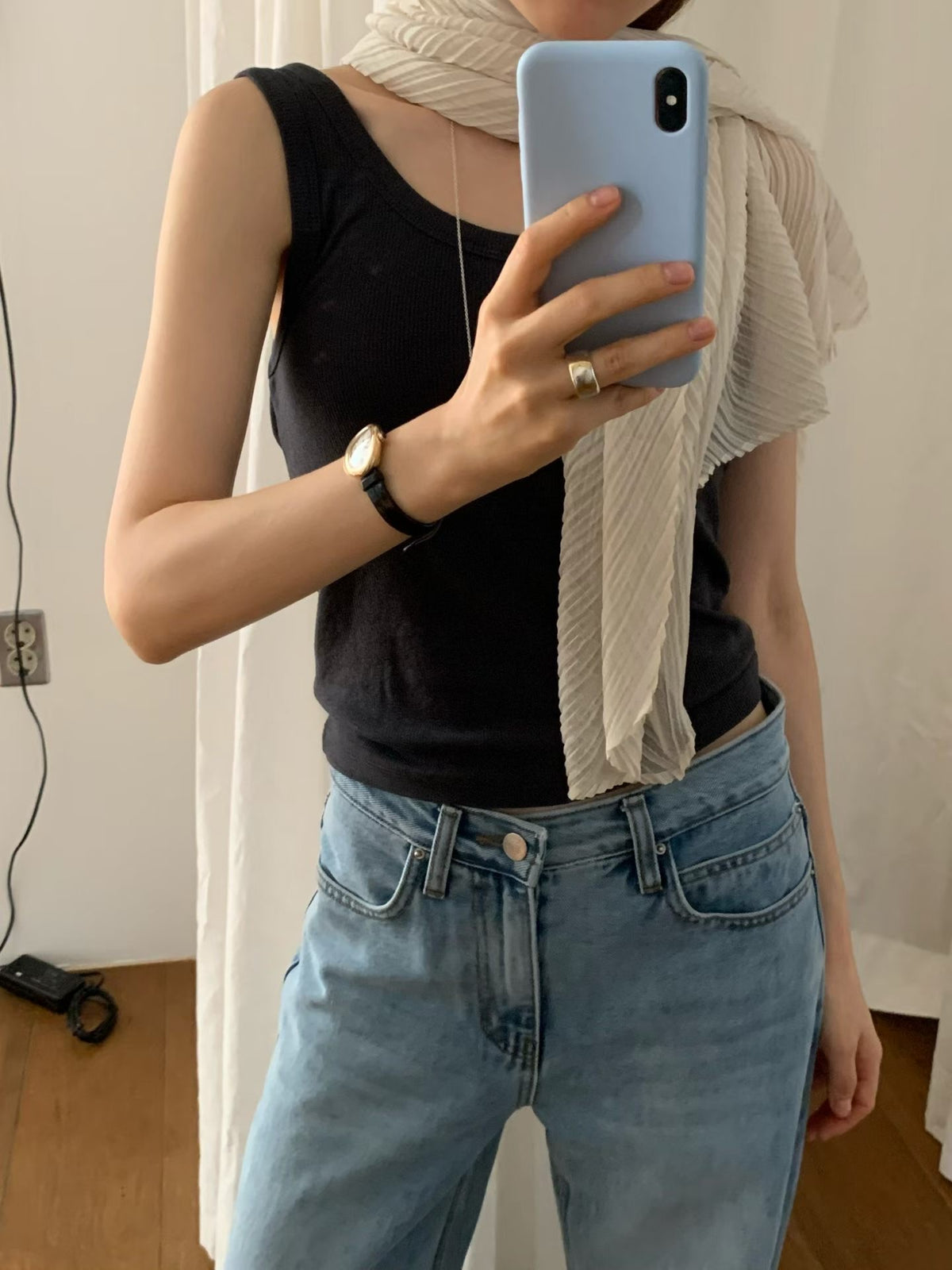 Pleats muffler