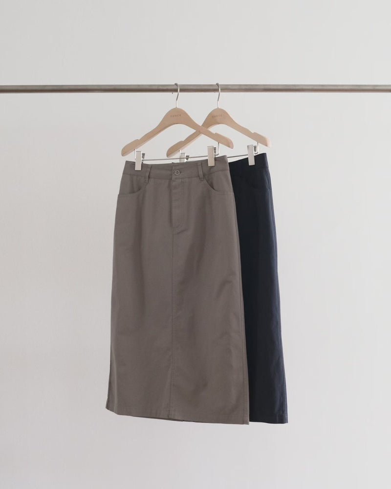 Washing midi skirt