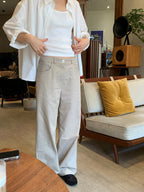[Instock] Core washing pants (beige/M)