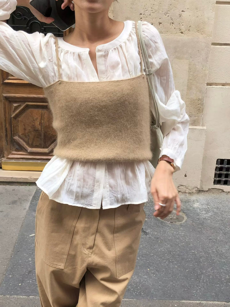 Angora bustier