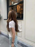 Elle shirring tee