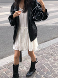 Lon pleats onepiece