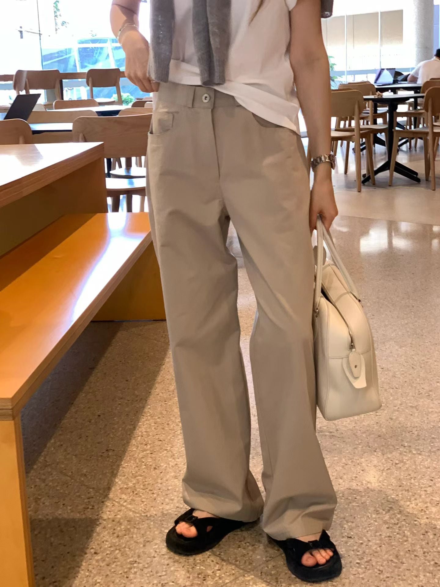 [Instock] Core washing pants (beige/M)