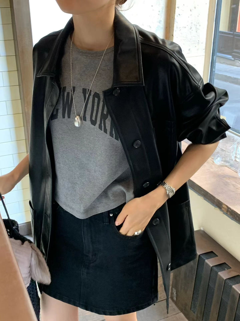 Mine leather jacket