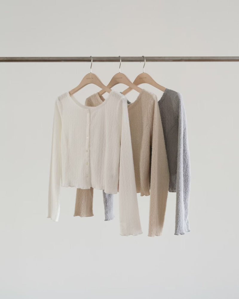 Fluffy cardigan