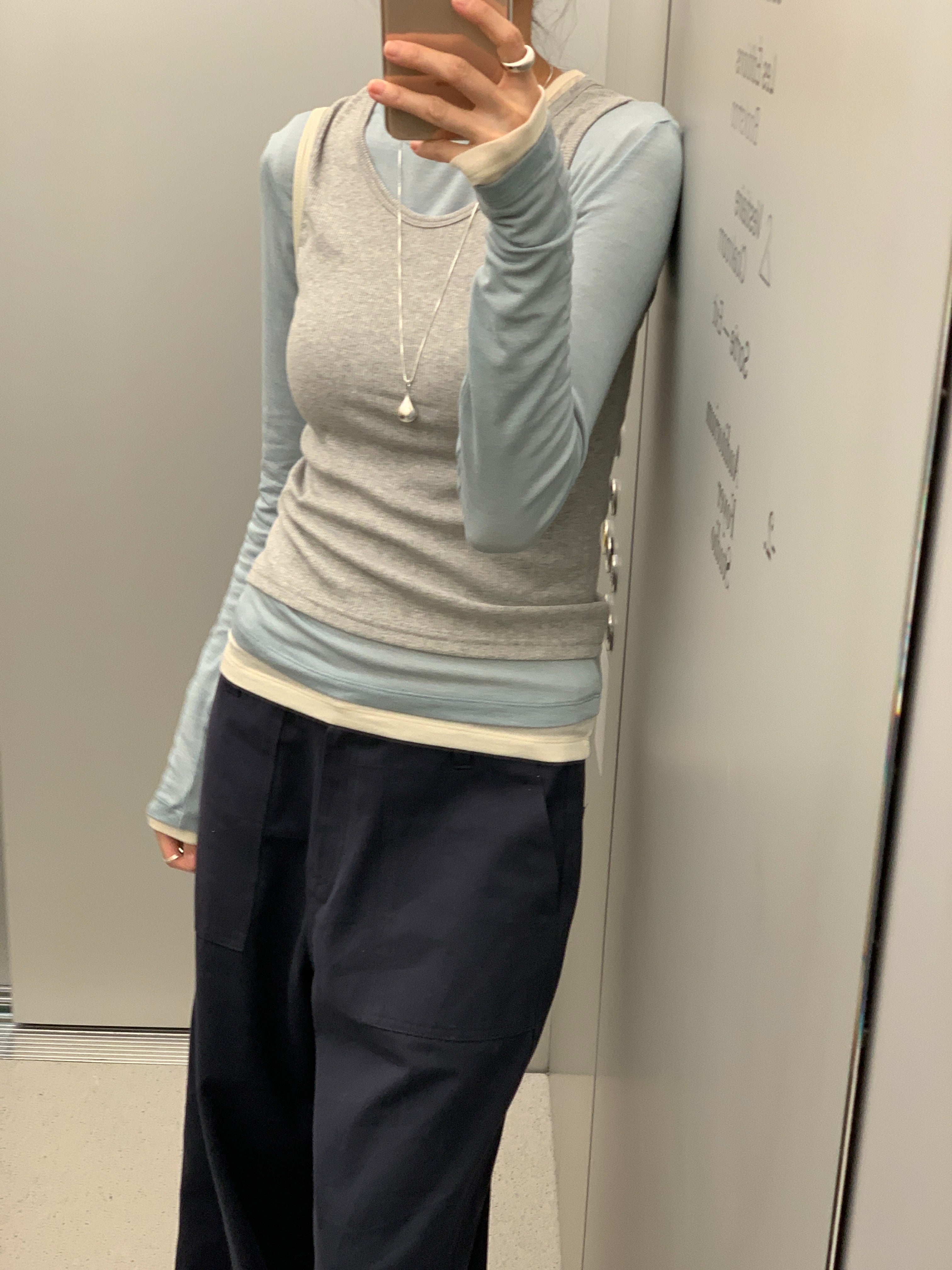 Wool tencel tee