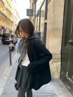 Maren wool mini skirt
