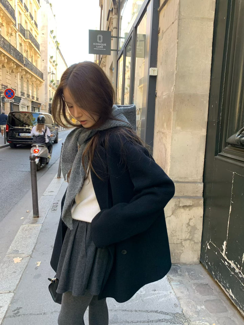 Maren wool mini skirt