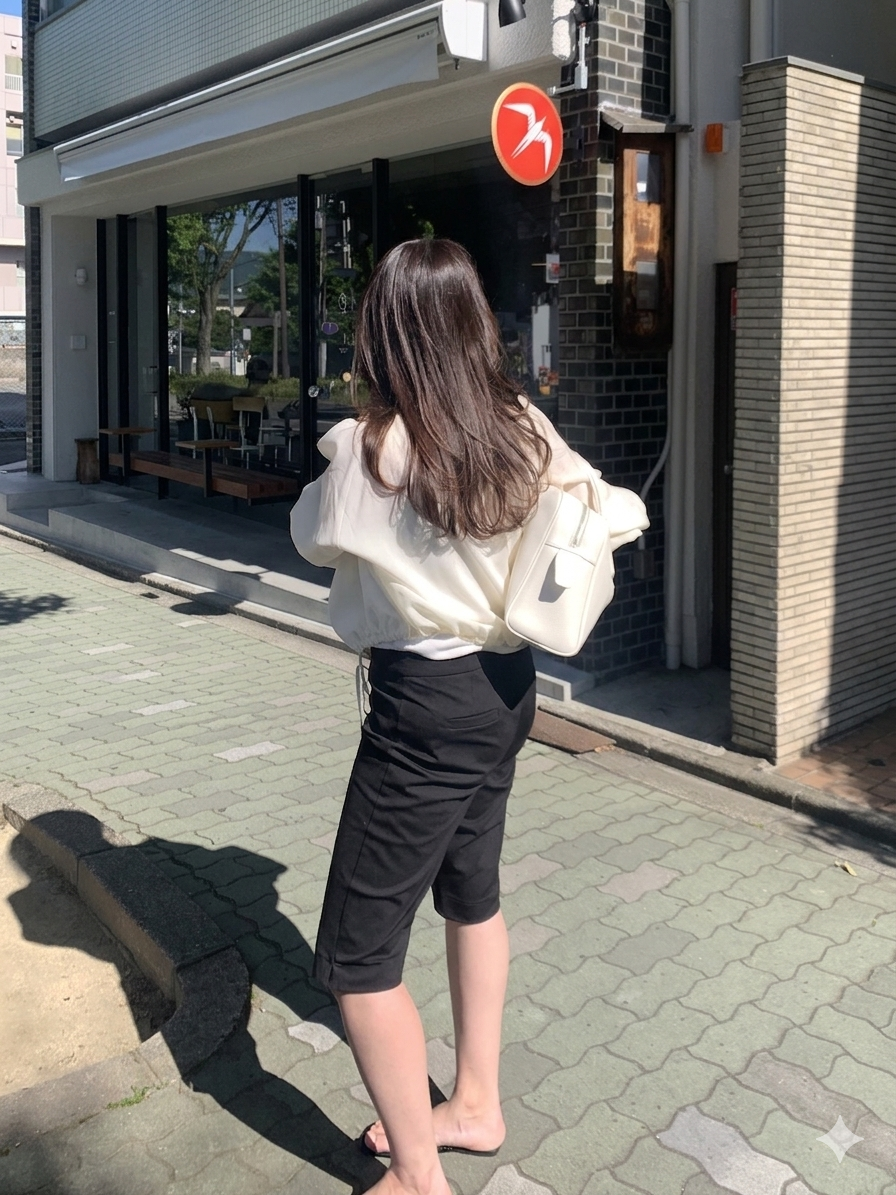 Mono capri pants