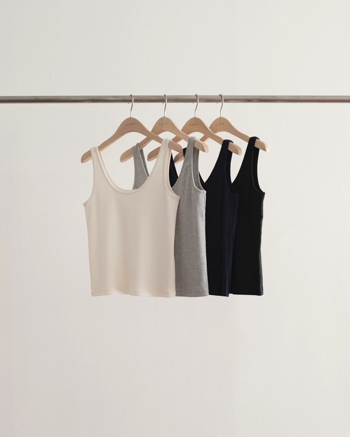 U neck sleeveless tee