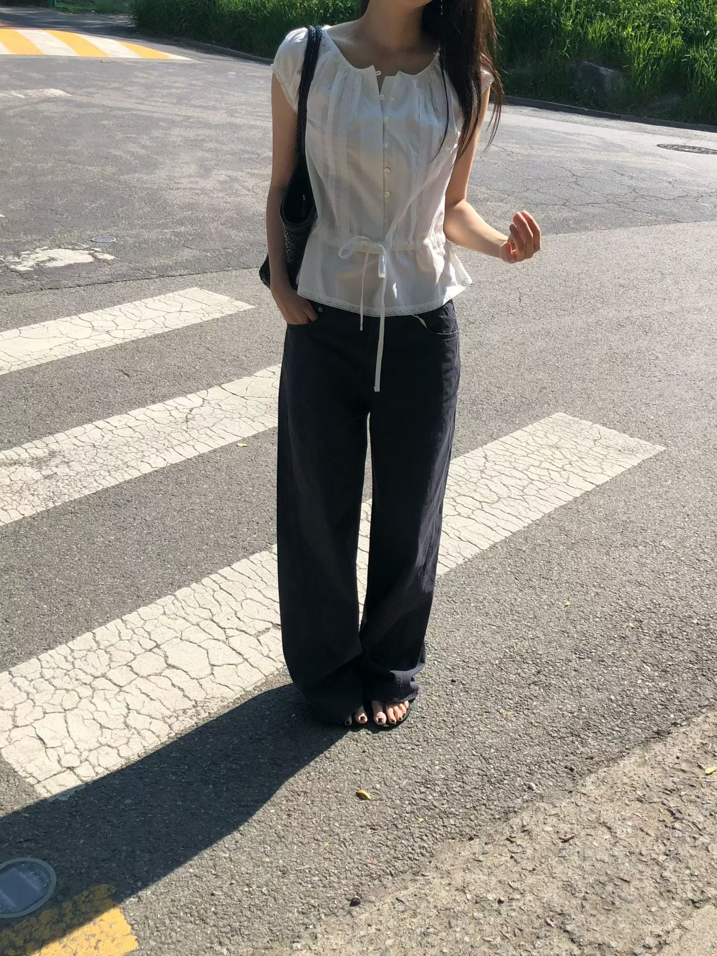 Roman lace blouse
