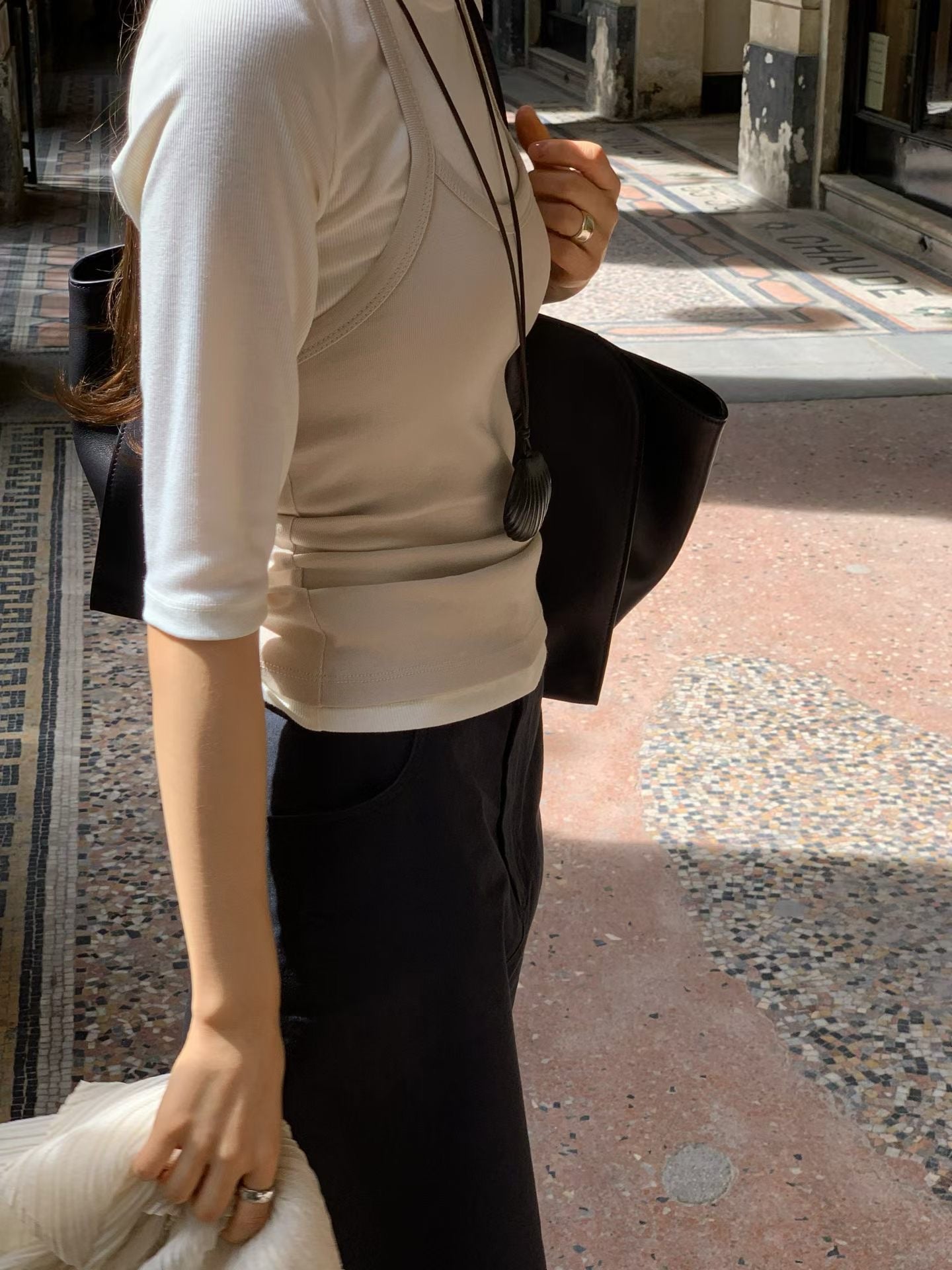 Washing midi skirt