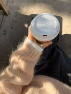 Roan mohair round knit