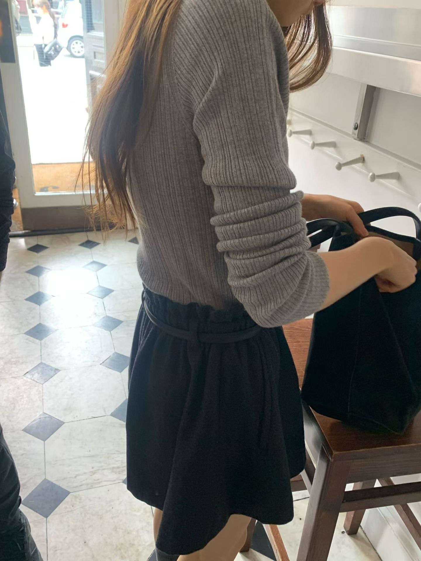 Bas hole banding pants