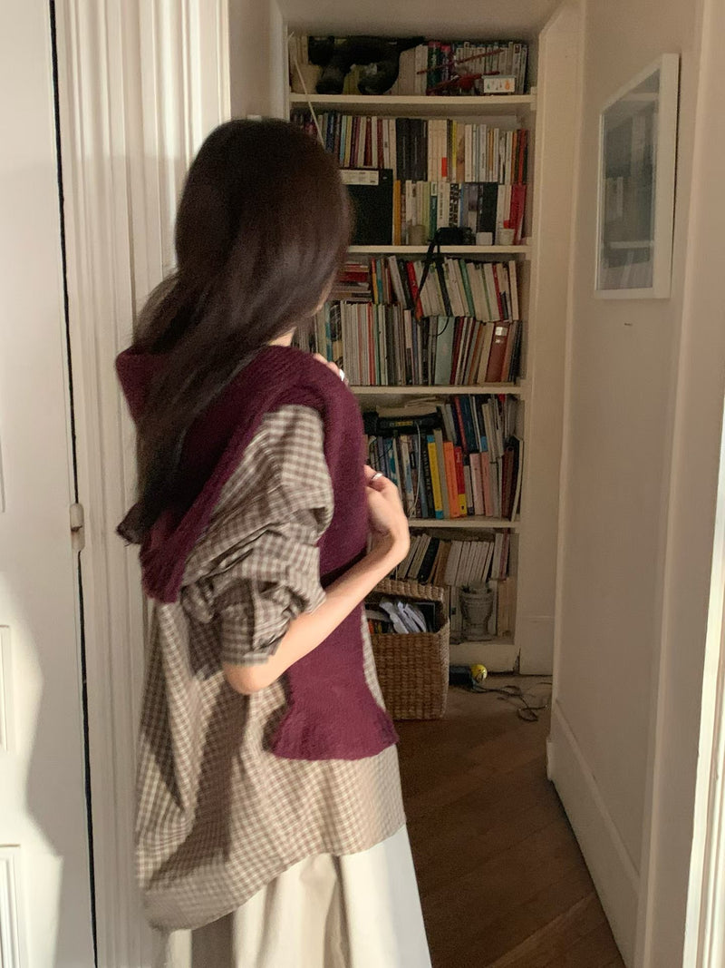 Vomelo check shirt