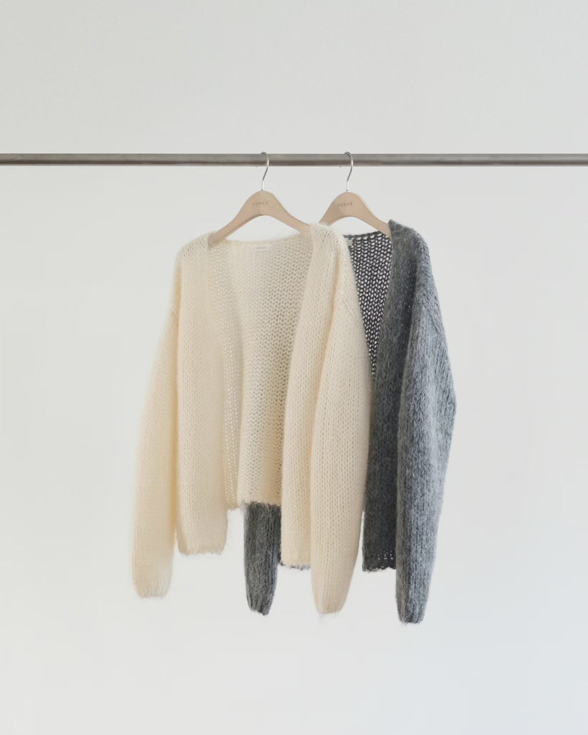 Grain mohair cardigan