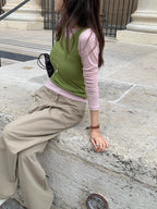Wool tencel tee