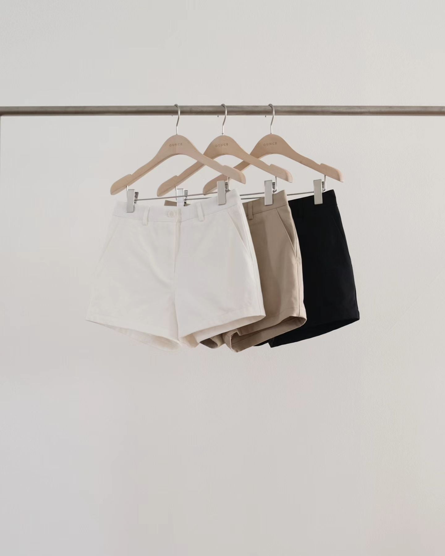 Chino washing cotton shorts