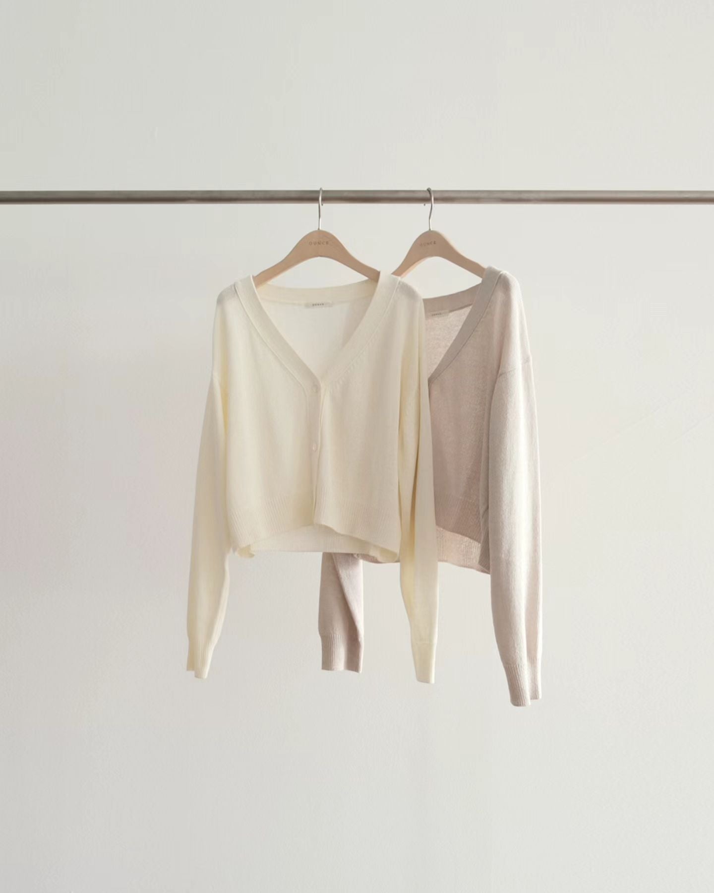 Paper sheer cardigan