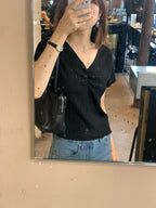 Elle shirring tee