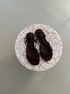 Nuance velvet line sandal
