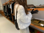 Hairy fur jacket