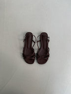Nuance velvet line sandal