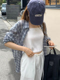 Summer check shirt