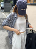 Summer check shirt