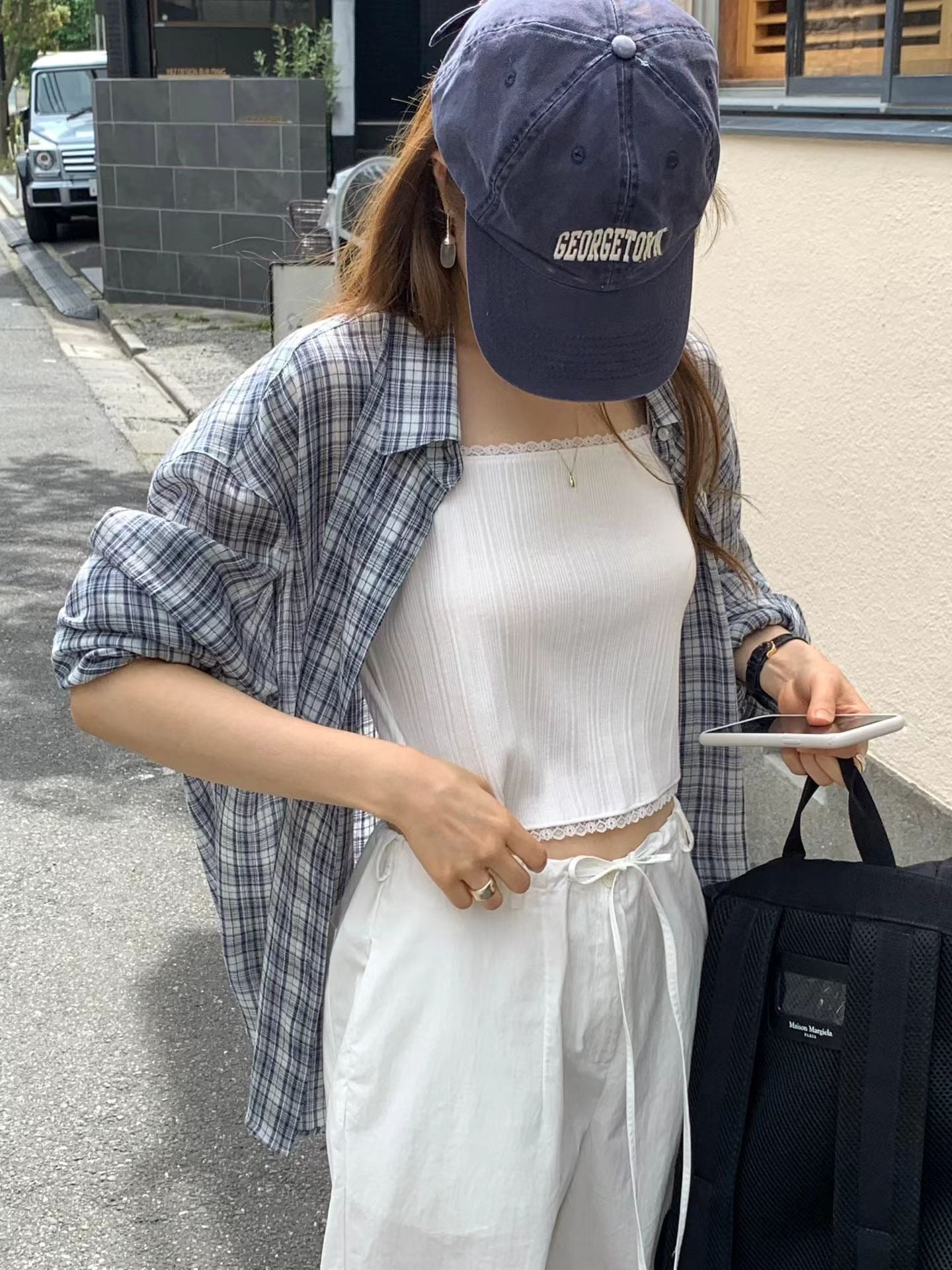 Summer check shirt