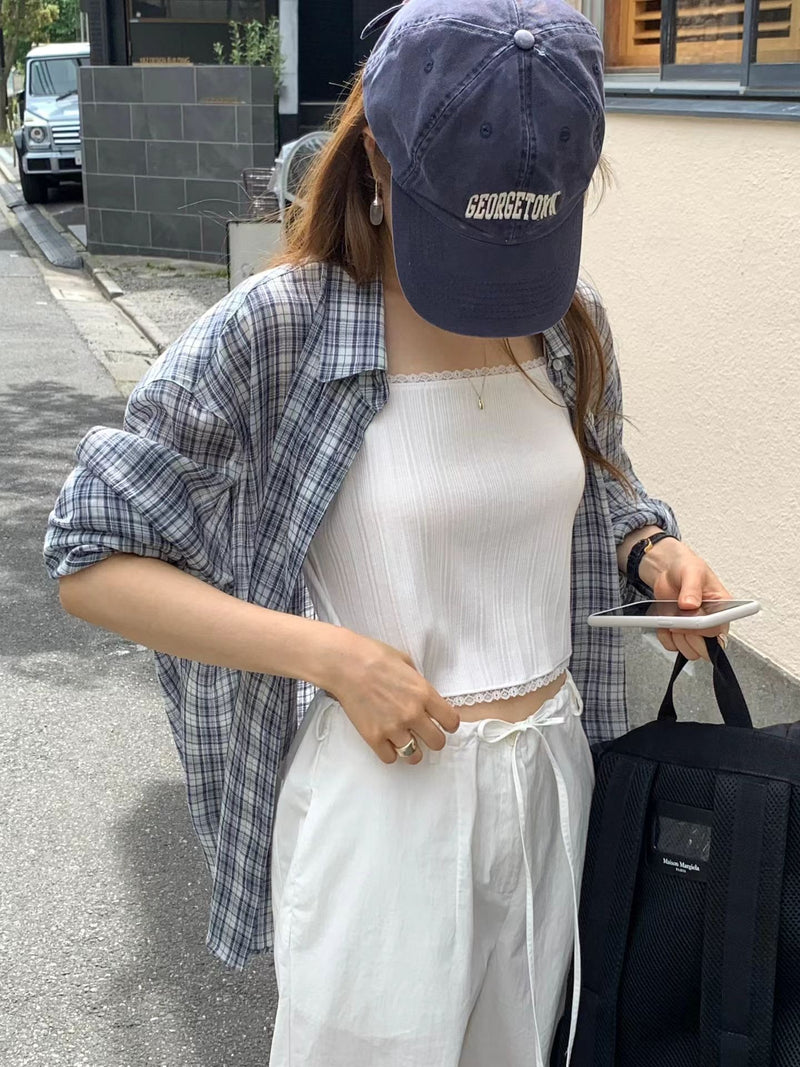 Summer check shirt