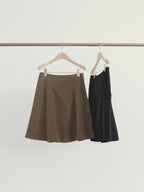 Peach washed midi skirt