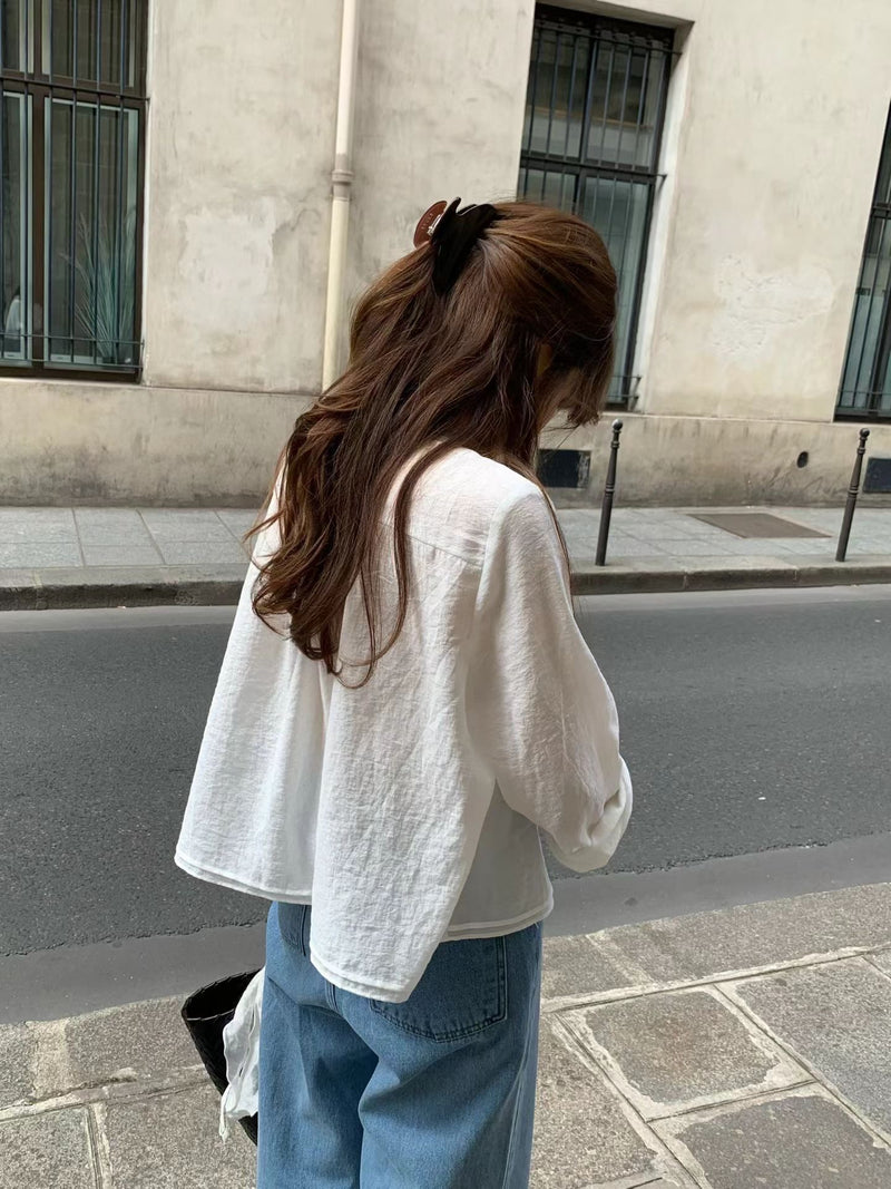 Row denim pants