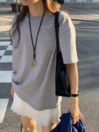 Stitch boxy tee