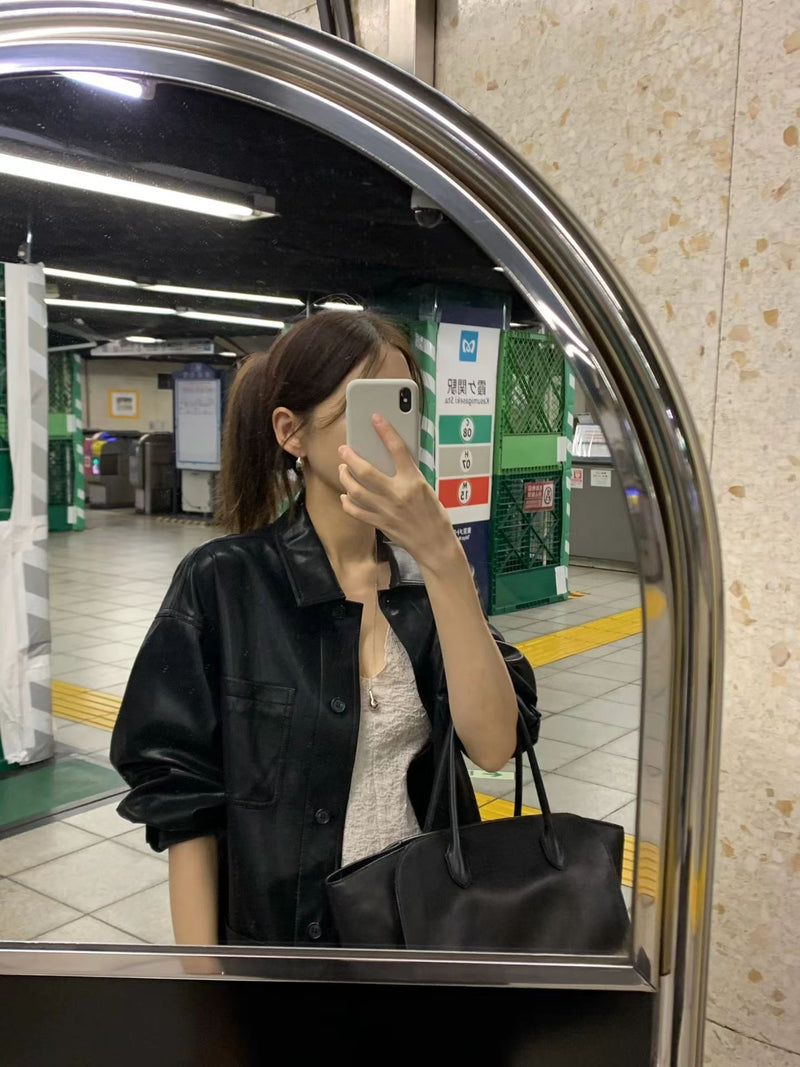 Mine leather jacket