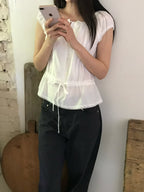 Roman lace blouse