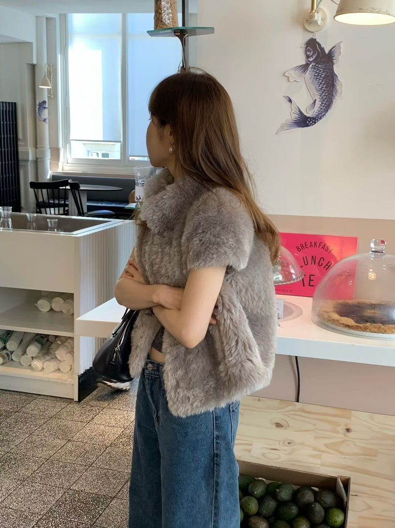 Rouve half fur jacket