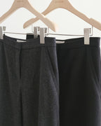 Wool maxi slacks