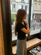 Elle shirring tee