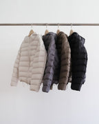 Feather light duck down padding