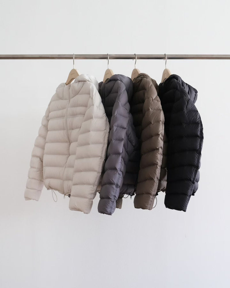 Feather light duck down padding