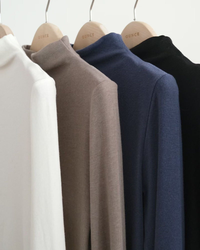 Merino wool pola tee