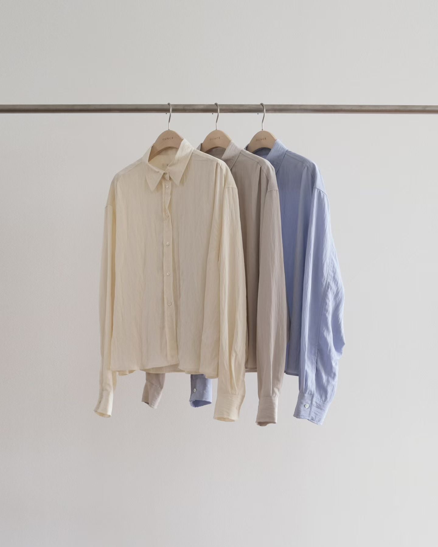 From silky shirt
