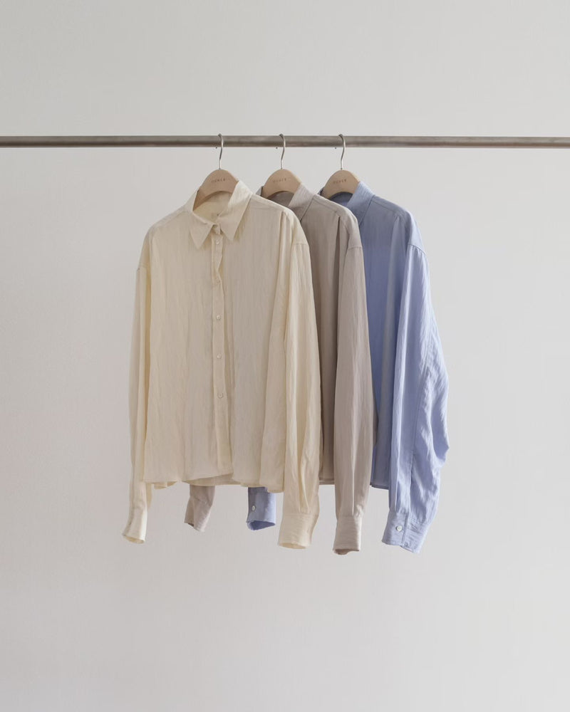 From silky shirt