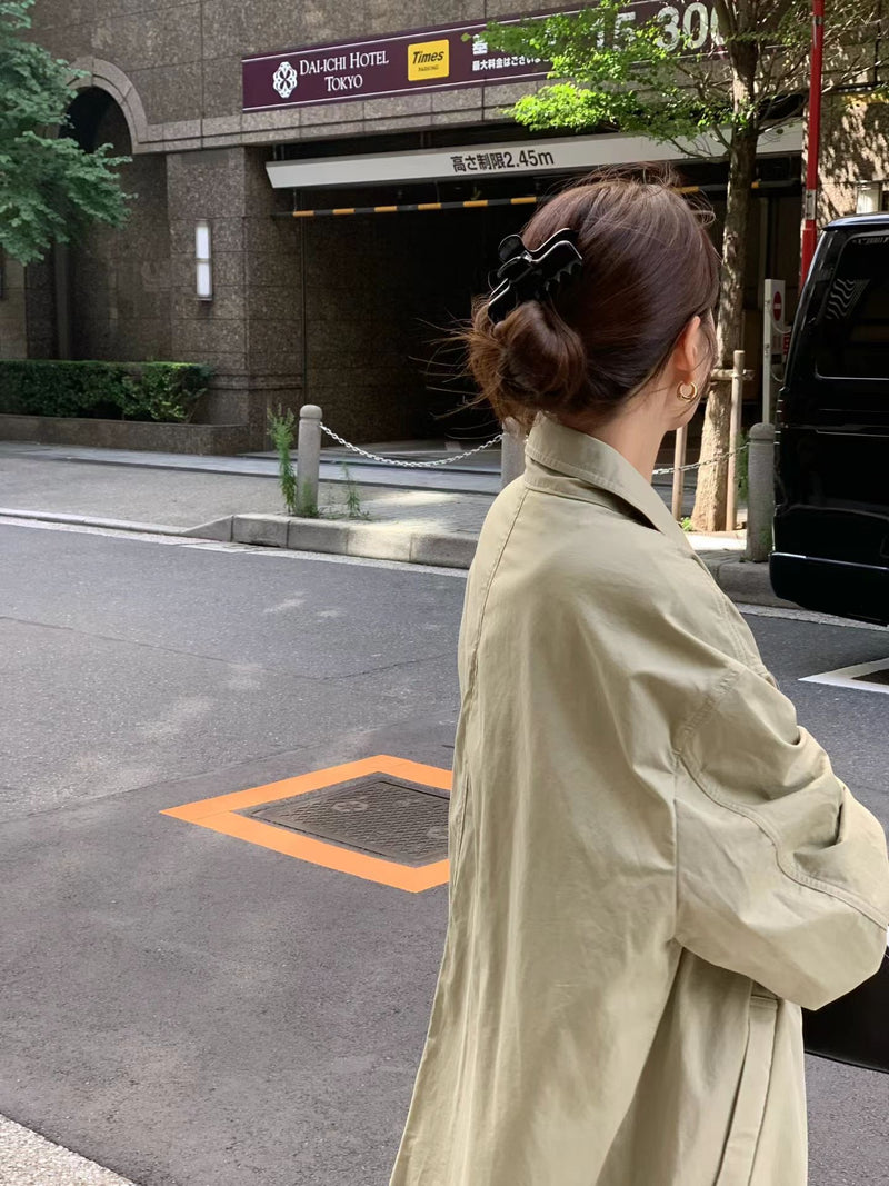 Vintage washing trench coat