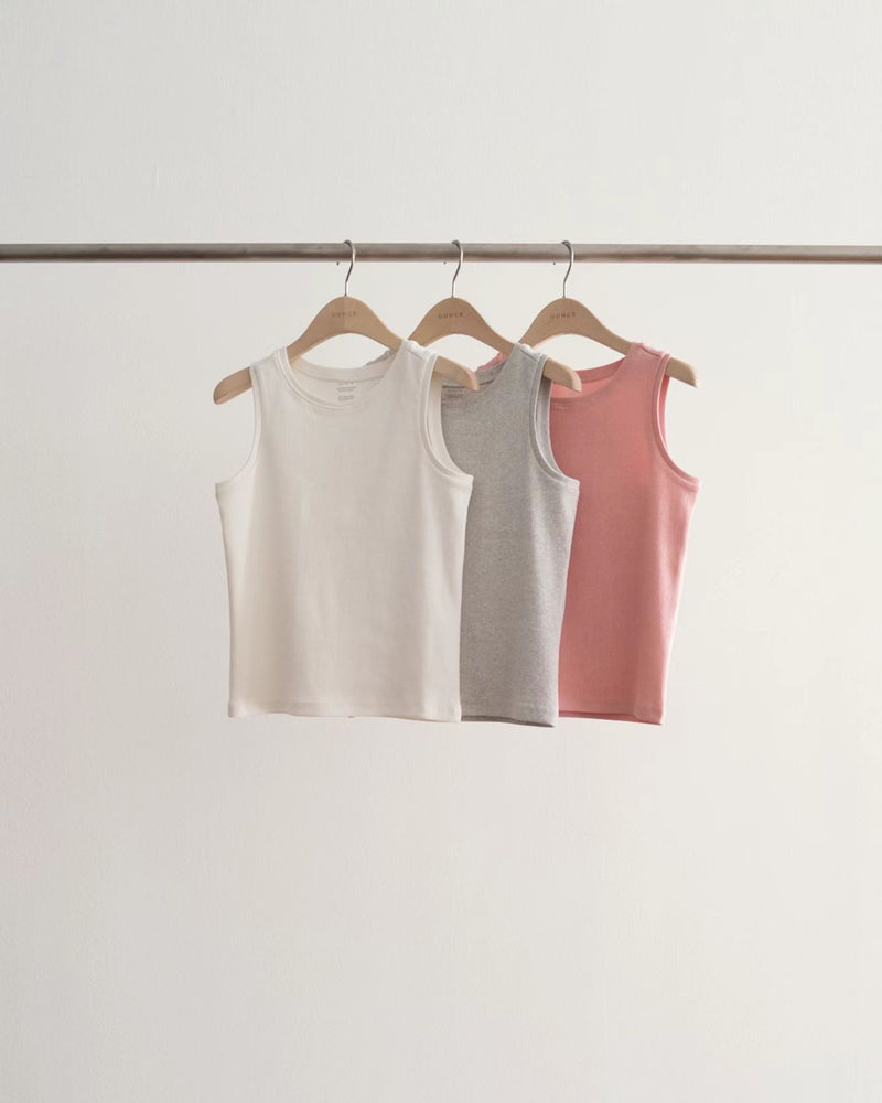 Salt sleeveless tee