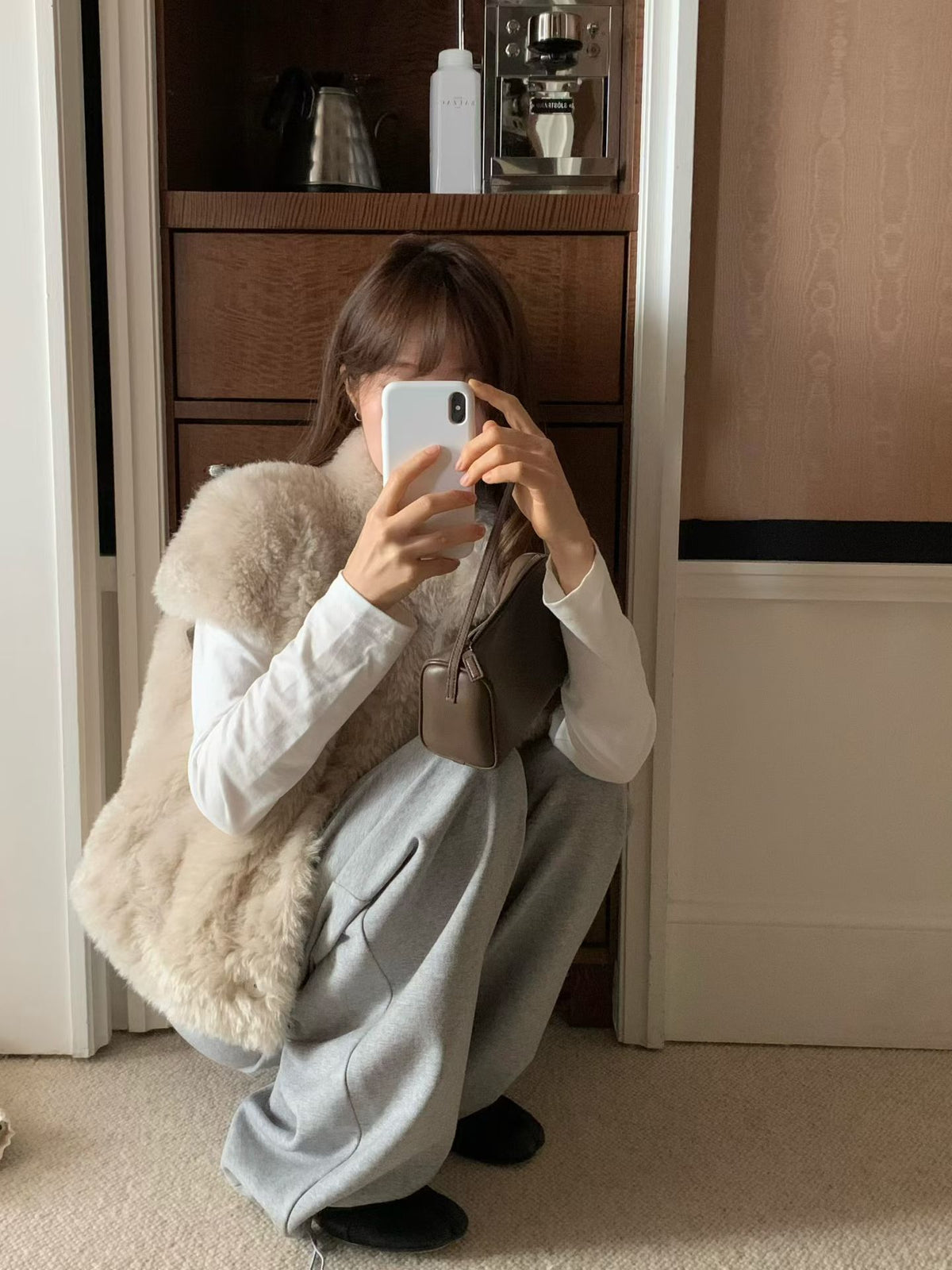 Rouve half fur jacket
