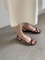 Nuance velvet line sandal